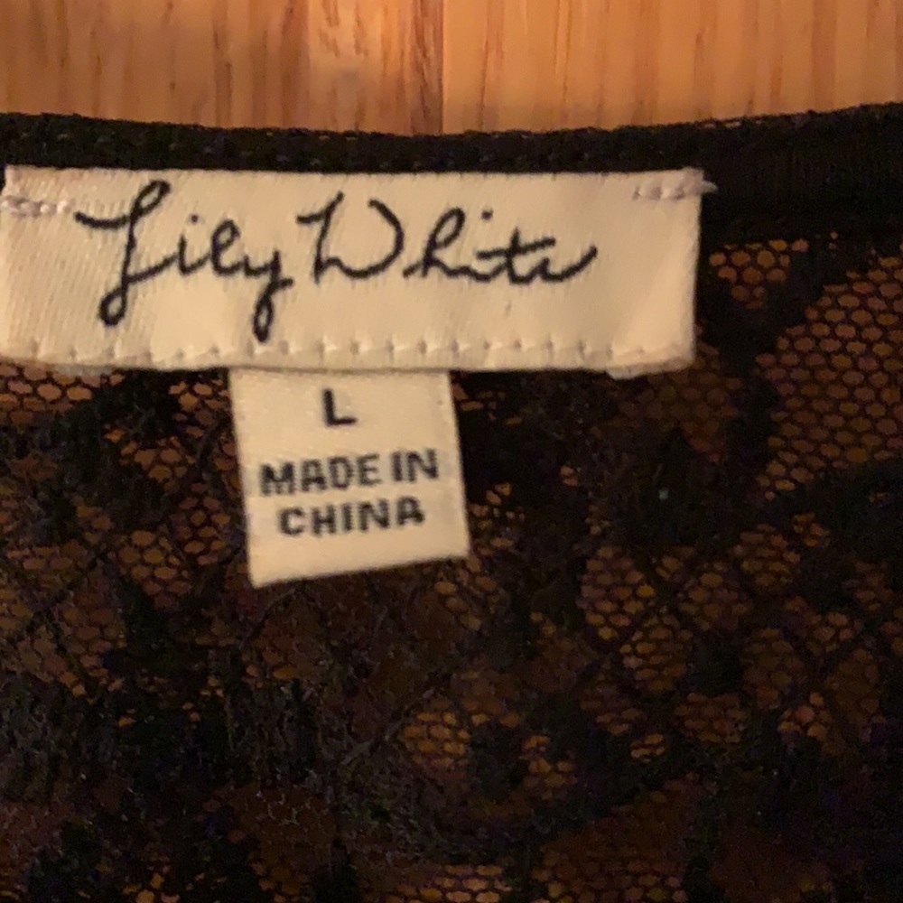 Marshalls Lily White Lace Tank Top - Picture 4 of 4